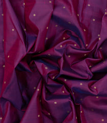 Dark Magenta Handloom Kanchipuram Silk Saree With Chakaram Buttas-KA14477