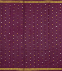 Maroon Handloom Uppada Silk Saree With Checks & Meena Pallu-UP0346