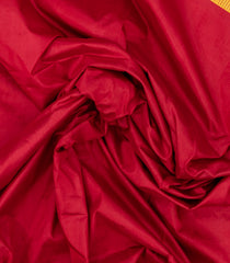 Crimson Handloom Kanchipuram 9 Yards Silk Saree With Zari Border-KA13401