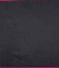 Black Handloom Kanchipuram Silk Saree With Bomkai Motifs-KA16369