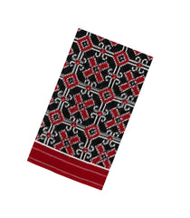 Black Handwoven Orissa Cotton Saree With Tie & Dye Motifs-OR0890