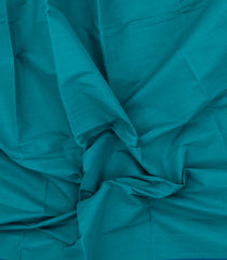 Light Blue Woven Chettinad Cotton Saree With Contrast Border-CN1839