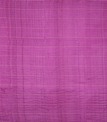 BubbleGum Pink Woven Tussar Silk Saree With Checks-TU3434