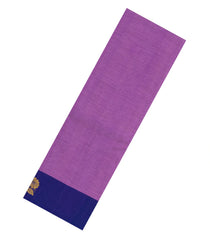 Lilac Woven Chettinad Cotton Saree With Contrast Border-CN1895