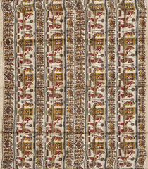 Mustard Handloom Dupion Silk Saree With Printed Pallu-DS0490