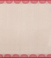 Taupe Handloom Bengal Cotton Saree With Kamalam Buttas-BG1785