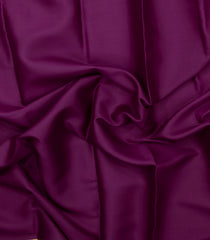 Burgundy Woven Mysore Silk Saree With Zari Border-MS3709