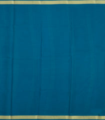Mint Green Woven Mysore Silk Saree With Teal Border-MS3781