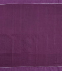 Dark Lilac Woven Art Bhagalpur Cotton Saree With Thread & Zari Stripes-SY0274