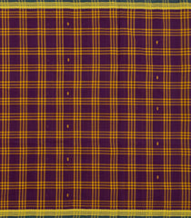 Magenta Woven Kadappa Cotton Saree With Checks-KN0768