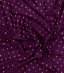 Purple Woven Mysore Silk Saree With Floral Motifs-MS3315