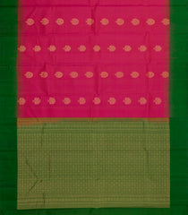 Magenta Handloom Soft Silk Saree With Buttas & Contrast Border-SO4522