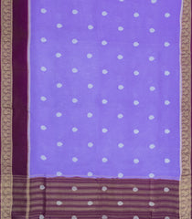 Lavender Woven Blended Viscose Saree With Zari Buttas-BL5630