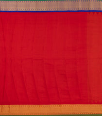 Lemon Yellow Handloom Gadwal SICO Saree With Cotton Body & Silk Border-GA0323