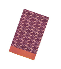 Lilac Handwoven Orissa Cotton Saree With Tie & Dye Motifs-OR0907