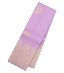 Lavender Handloom Kanchipuram Silk Saree With Wedding Motifs-KA16368