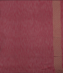 Maroon Woven Art Linen Saree With Flower Motifs-BL5656