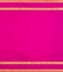 Brown Handloom Korvai Kanchipuram Silk Saree With Zari Buttas-KA16174