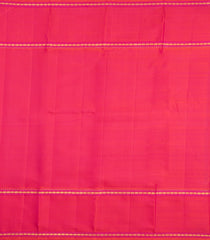 Blue Handloom Korvai Kanchipuram Silk Saree With Contrast Border-KA16212