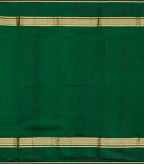 Dark Green Woven Pure Silk Saree With Zari Buttas-EC2572