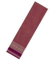 Magenta Handloom Kanchi Cotton Saree With Zari Buttas-KC1689