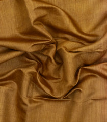 Oil Mustard Woven Tussar Silk Saree With Contrast Pallu-TU3284