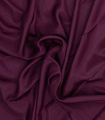 Burugndy Woven Mysore Silk Saree With Contrast Border-MS3756