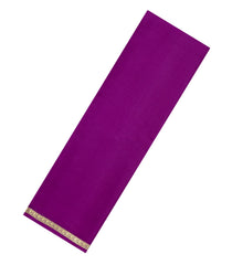 Purple Woven Mysore Silk Saree With Mango Border-MS3370