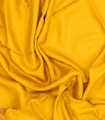 Yellow Printed Blended Viscose Saree With Position Printed Wedding Motifs-BL5993