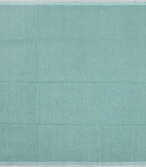 Shadow Green Woven Linen Saree With Contrast Selvage & Pallu-LI0695