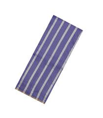 Purple Woven Banarasi Khaddi Georgette Silk Saree With Stripes-BE1952