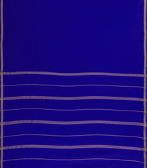 Blue Woven Mysore Silk Saree With Pure Zari Border -MS3272