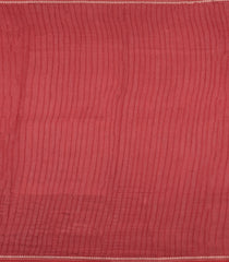 Burugndy Printed Tussar Silk Saree With Floral Motifs-TU3625