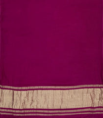 Magenta Woven Modal Silk Saree With Zari Pallu-PS0728
