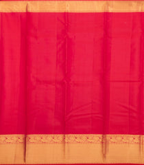 Crimson Handloom Kanchipuram Silk Saree With Dotted Motifs-KA14773