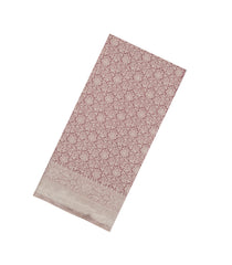 Dusty Pink Woven Art Dupion Saree With Floral Zari Motifs-BL5917