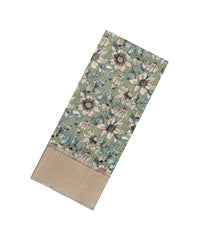 Light Green Printed Synthetic Dola Silk Saree With Zari Border-BL5092