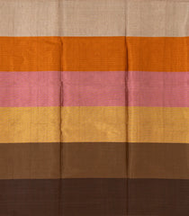 Multicolor Handloom Chanderi Cotton Tissue Saree With Stripes-CC1348