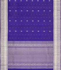 Purple Handloom Kanchipuram Silk Saree With Gandaberunda Buttas-KA15066