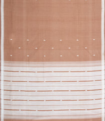 Light Brown Woven Kadappa Cotton Saree With Buttas-KN0720