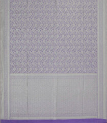 Lavender Woven Art Dupion Saree With Floral Zari Motifs-BL5975