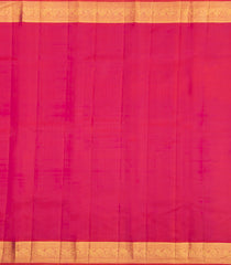Pink Handloom Kanchipuram Silk Saree With Zari Stripes-KA15934
