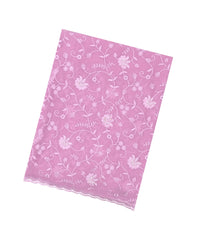 BubbleGum Pink Woven Art Chiffon Saree With Embroidered Floral Motifs-EN1872