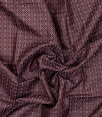 Dark Brown Woven Tussar Silk Saree With Diamond Motifs-TU3303