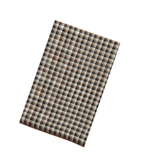 Black Woven Linen Saree With Checks-LI0726