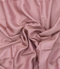 Dusty Pink Printed Synthetic Dupion Saree With Stripes-BL6062