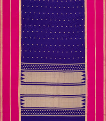 Purple Woven Mysore Silk Saree With Contrast Zari Border-MS3485
