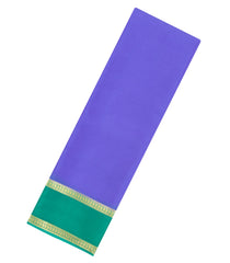 Lavender Woven Mysore Silk Saree With Contrast Zari Border-MS3597