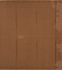 Beige Woven Tussar Silk Saree With Floral Motifs-TU3137