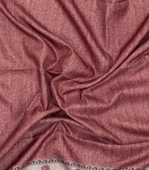Dusty Peach Printed Synthetic Tussar Silk Saree With Zari Border-SY0023